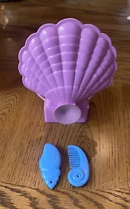 De colección 1984 My Little Pony Seapony Shell púrpura almeja accesorio peine cepillo - Imagen 1 de 4
