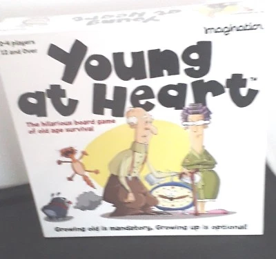 YOUNG AT HEART  THE HILARIOUS BOARD GAME OF OLD AGE SURVIVAL  NEW  SEALED - Image 1 of 4