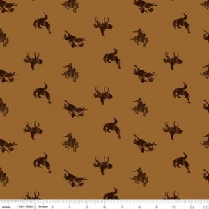 Riley Blake - Back of the Chutes - C10133 - SIENNA - Per Half Yard - Picture 1 of 1