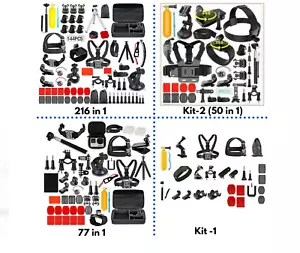 Zubehör-Kit für Gopro Hero 9 8 7 6 Session schwarz Stativ für Action-Kamera - Bild 1 von 9