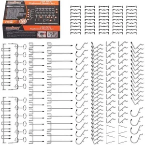 120 Piece Pegboard H00ks Set, 12 different types of h00ks - Picture 1 of 7