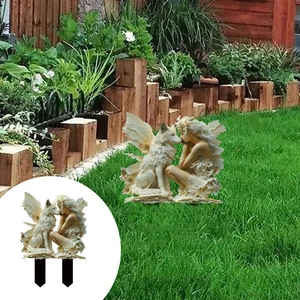 Böhmische Fee Blumentopf Dekoration Fee Übertopf Blumentöpfe Feengarten - Bild 1 von 5