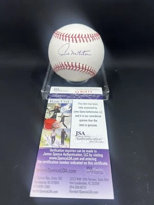 Paul Molitor Signed Rawlings ROMLB Baseball JSA Brewers Blue Jays Twins - Image 1 of 2