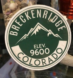 Breckenridge Colorado Vinyl Sticker Decal 3' ELEV 9600 Car Laptop - Picture 1 of 1