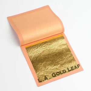 Hoja de oro L.A.: hojas de hoja de oro suelta de 23,75 K (para hornear o cosméticos) - Imagen 1 de 5