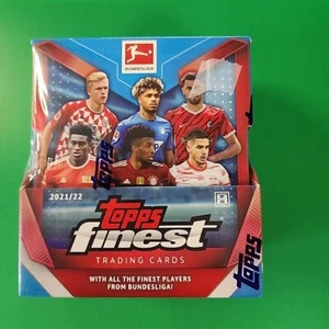 2021/22 Topps Finest Bundesliga Soccer Hobby Box - Picture 1 of 6