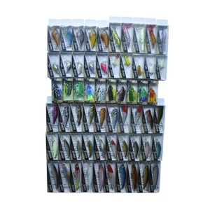 60pcs Hard Soft Fishing Lures Minnow Shad Popper VIB Frog Mouse Hooks Crank Bait - Picture 1 of 12