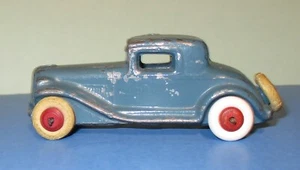 vintage 1935 slush Barclay BV148 Sport Car Removable Spare Tire 2 7/8" Blue 95% - Picture 1 of 11