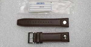 SEIKO CALF E 22. 4K22JZ Premium  Genuine Leather Watch Band 22mm/2.2cm - Picture 1 of 10