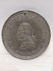 1789-1889 ~ THE CENTENNIAL OF OUR NATION MEDAL ~ XF - Picture 1 of 2