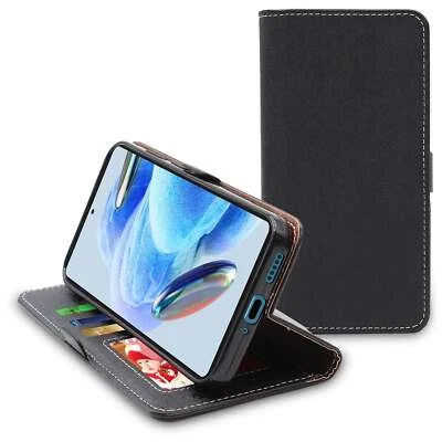 EBESTSTAR Coque Xiaomi Redmi Note 12 Pro, 12 Pro+ 5G Etui Portefeuille Housse PU Cuir Noir
