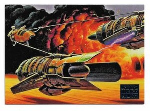 2018 Topps Star Wars Galaxy BLUE Foil Parallel #53