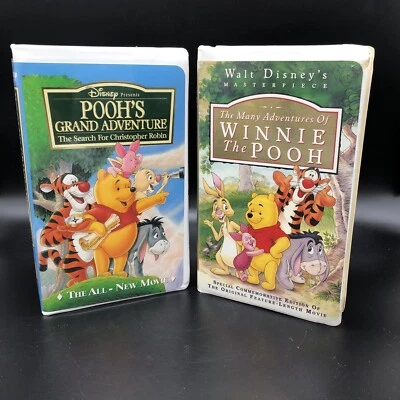 Set of 2 Winnie The Pooh VHS Tapes - Image 1 of 4