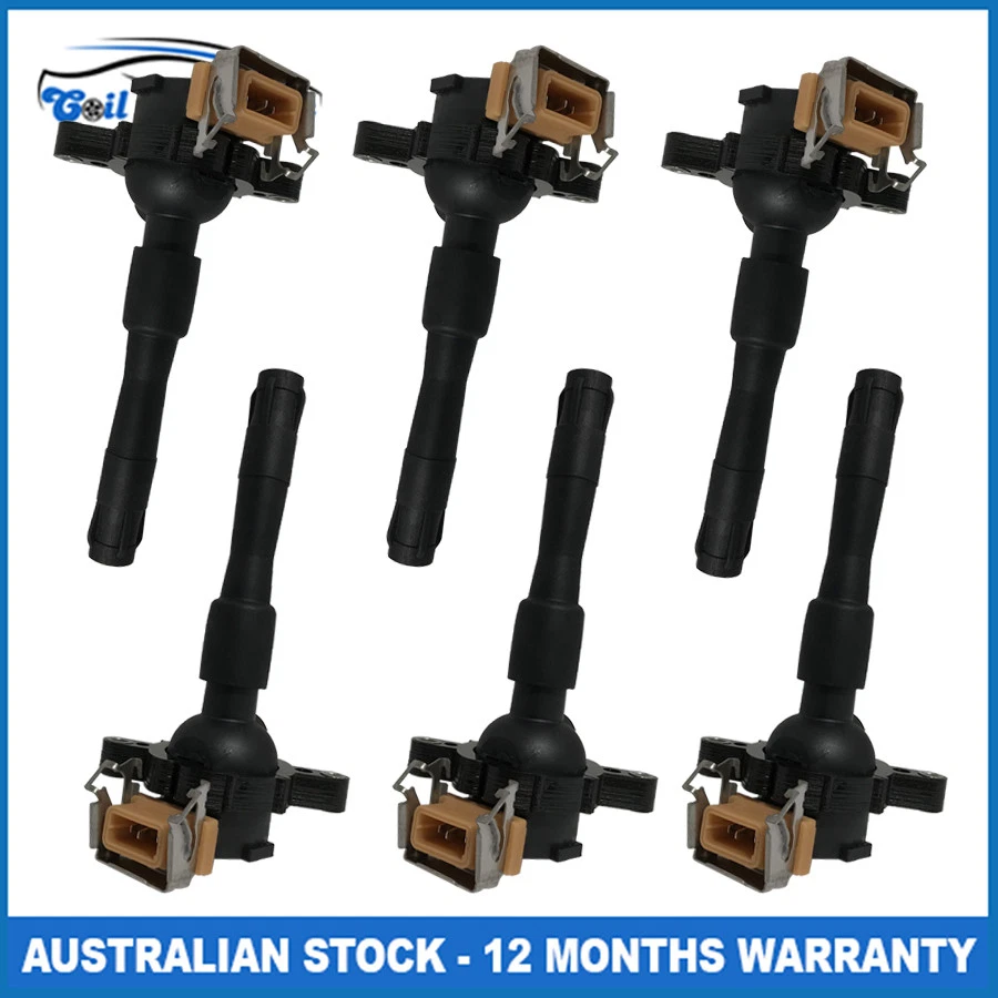 6 x OEM Quality Ignition Coil for M G ZS ZT 180 190 220S Rover 75 RJ 2.5L 25K4F - Image 1 of 4