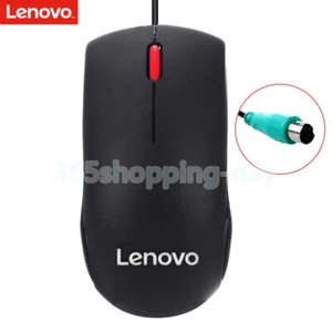 Lenovo PS2 Mouse Wired mouse Optical wired mouse Home office businesst for PC - Picture 1 of 6