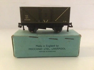Hornby Dublo 3-rail D2 NE High-sided wagon in original pale blue box - Picture 1 of 8