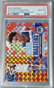 2023-24 Donruss Optic Stare Masters #17 Anthony Edwards PSA 10 - Foto 1 di 2