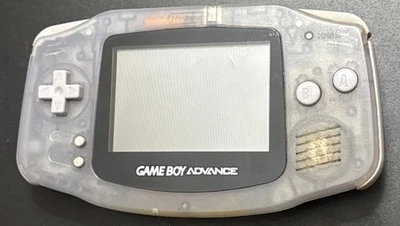 Sistema de consola Nintendo Game Boy Advance - Clear Glacier con juego y baterías!! Foto 1 de 3