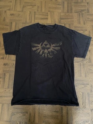 Винтажная игровая рубашка Y2K Zelda 90-е одежда для видеоигр состаренная - Изображение 1 из 4