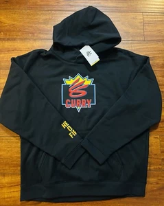 Felpa con cappuccio Under Armour Stephen Curry NBA Jam nera He's On Fire da uomo 2XL - Foto 1 di 7