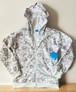 NWT! Disney Sweatshirt Hoodie Girls Large (14) Aristocats Marie Cat Cartoon - Picture 1 of 8