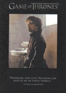 2014 Rittenhouse Game of Thrones Season 3 Trading Card Quotables #Q21 Tyrion - Picture 1 of 2