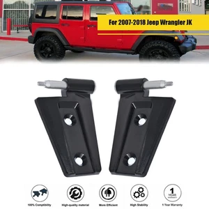 2PCS Door Hinges Accessories Replacement For Jeep Wrangler Unlimited JK 2007-17 - Foto 1 di 9