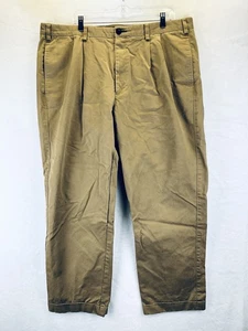 Orvis Mens 42 Khaki Pants Pleated Front Cotton 42 x 29 Tan Beige Casual RN70534 - Picture 1 of 11