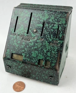 Speer-Rosefelt Calendar Bank Co. Steel Coin Curency  with Key 1920 Patent - Picture 1 of 10