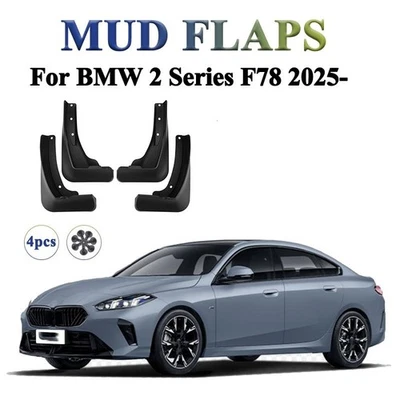 Front & Rear Splash Guards Mud Flaps Mudguards  For 2025  BMW 2 series F78 - Image 1 of 4