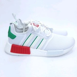 Adidas Men's Originals NMD_R1 Mexico Shoes HQ1434 White/Green/Red Size 9 - Picture 1 of 6