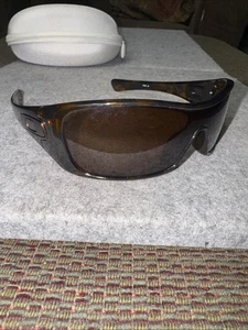 Oakley Sunglasses Antix 03-703 131 Brown Tortoise Frames Brown Lens Made in USA - Picture 1 of 11