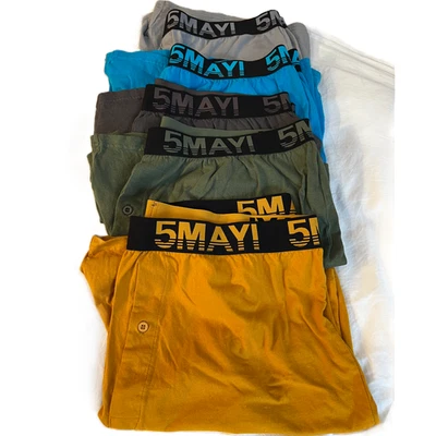 5MAYI Boxer Shorts Para Hombre Talla XXL 5 Pares Ligeros Transpirables Coloridos NUEVO Foto 1 de 4