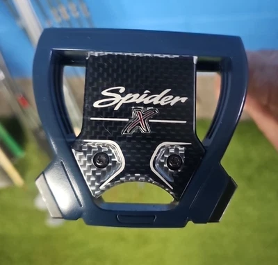 PISTOLA PERSONALIZADA AZUL Y NARANJA TAYLORMADE SPIDER X PUTTER SUPER STROKE GT 2.0 35" Foto 1 de 4