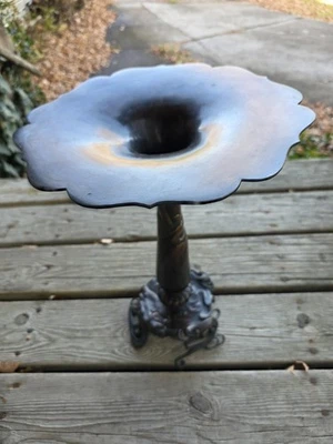 Vaso antigo japonês de bronze Meiji - Imagem 1 de 4