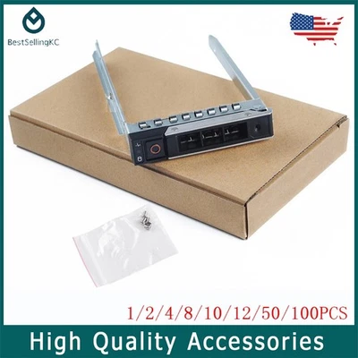 BEST-PARTS-BEST-SERVICE Lot 2.5'' Hard Drive Tray Caddy For Dell R640 R740 R740XD R940 R7415 Gen14 DXD9H