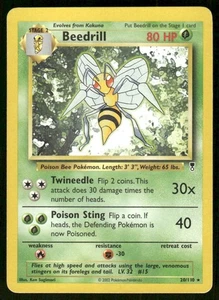 Pokemon Tcg Beedrill #20 Pokemon Legendary Collection LP - Picture 1 of 2