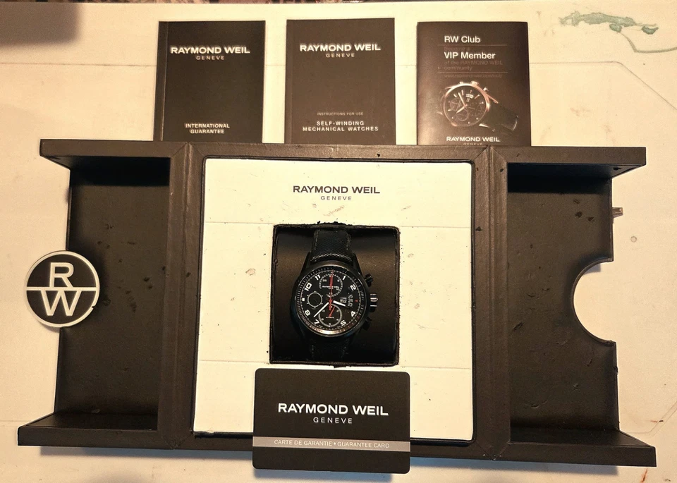 Reloj Automático RAYMOND WIL 7730-BK-05207 Freelance Cronógrafo Taquímetro  Foto 1 de 4