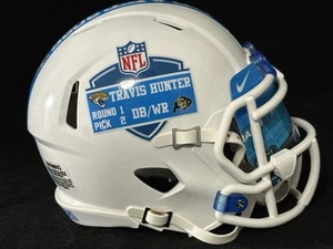 Travis Hunter Draft Mini Helmet Custom. Includes Draft Visor - Picture 1 of 5