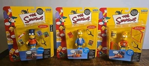 NEU Simpsons Playmates 3er-Set - Bartman, Sunday Best Bart, Kamp Krusty Bart - Bild 1 von 4