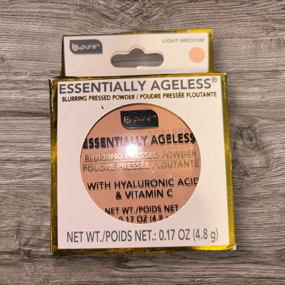 NIP B Pure Essentially Ageless polvo prensado desenfoque ligero-medio 0,17 oz Foto 1 de 3