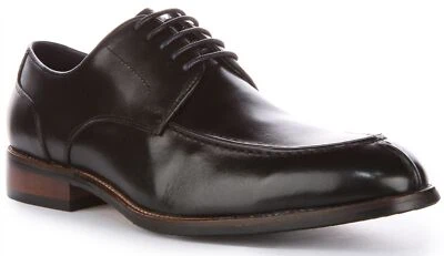 JUSTINREESS ENGLAND Punta Piel Elegante Cordones Oxford Zapato Negro Hombre Ru 6 - Imagen 1 de 4