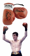 Autographed Mini Boxing Gloves Barry McGuigan