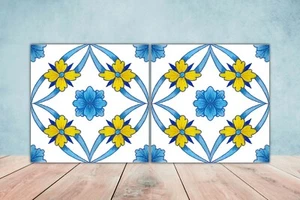 Portugiesische Azulejo mediterrane Wanddekoration Keramik Backsplash Fliesen - Bild 1 von 6