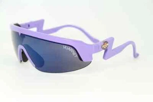Vuarnet Purple Sport Cycling Biking Ski Goggles Sunglasses Gray Flash Blue Lens - Picture 1 of 7