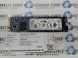 TOSHIBA 256GB M.2 SATA 2280 SSD KSG60ZMV256G, Grade A, SKU 11326 - Afbeelding 1 van 1