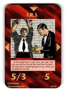 I.R.S. Card Limited INWO Illuminati New World Order Game - Picture 1 of 4