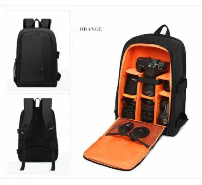 Mochila para cámara fotográfica HUWANG DSLR bolsa suave bolsa digital para computadora portátil para Canon Sony Foto 1 de 4