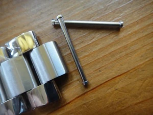 A Pair ORIS screw and bar pin Titanium 82675 Aquis 46mm 743-7664 small sec date - Picture 1 of 5