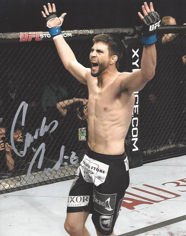 Foto autógrafa firmada por Carlos Condit UFC de 8x10 MMA Foto 1 de 1